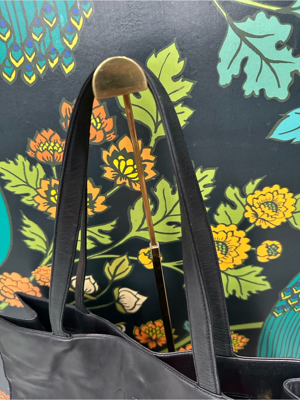 Valentino Garavani Les Sacs Black Nappa Leather Shopper Tote Made In Italy - Picture 9 of 13
